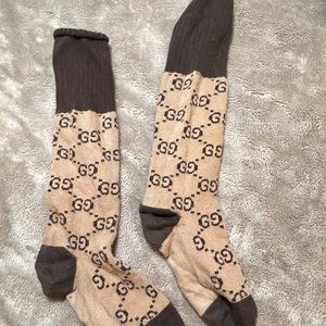 Brown Gucci Socks